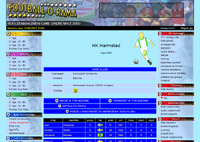 Football-o-Rama online soccer manager in 2004
