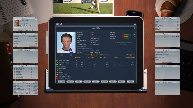 games like Club Manager 2015