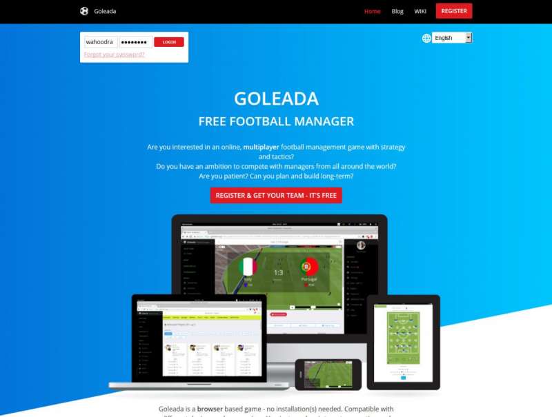 OnlineFootballManager - The online soccer manager